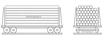 укладка 377 трубы в вагон